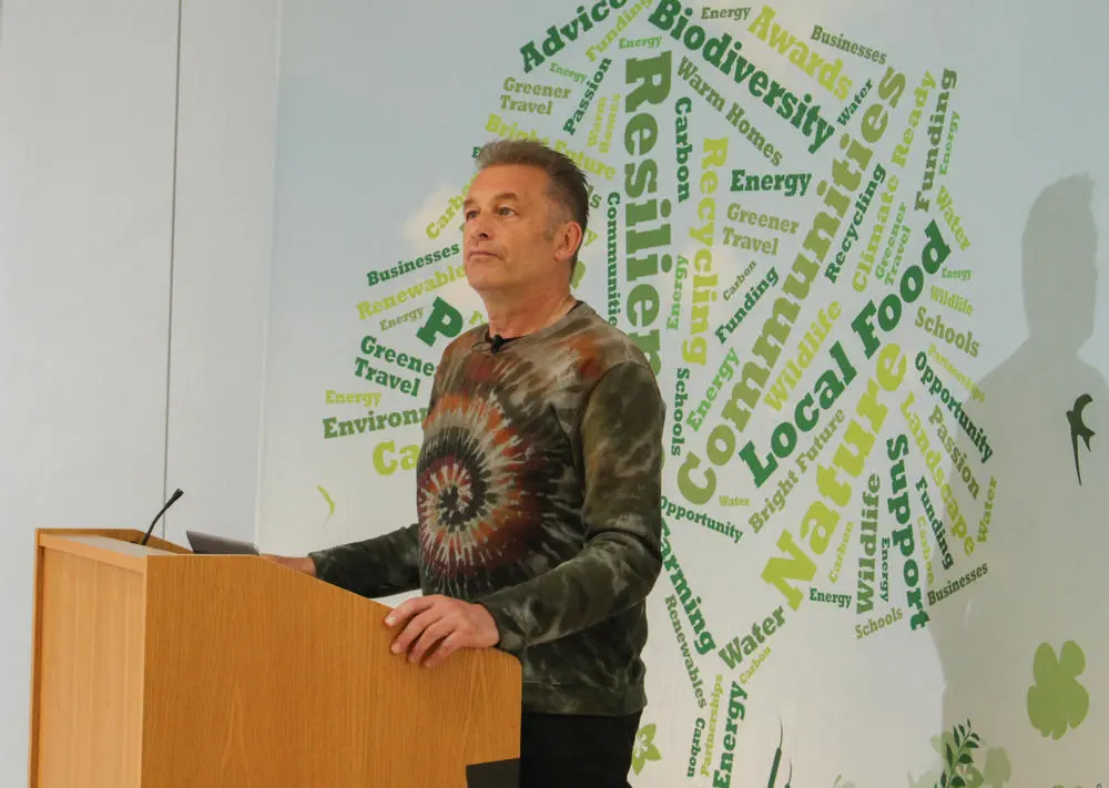 Chris Packham speaks at Suffolk Youth Climate Conference 2024