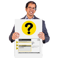 Image of a person with questions