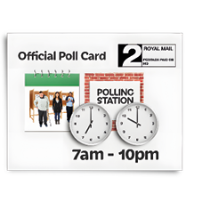 Image of a pictoral poll card
